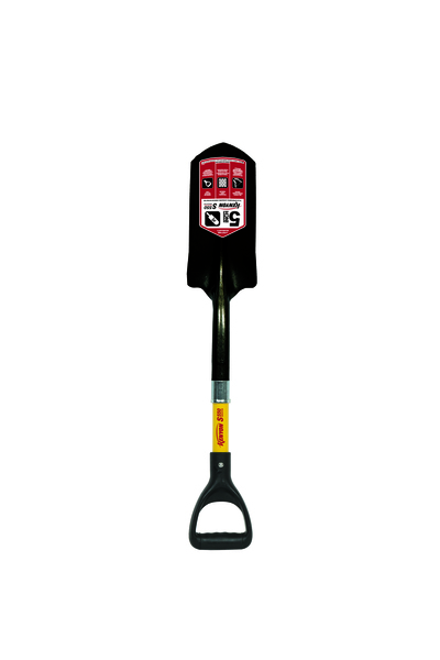 PWTS4-26 5" TRENCHING/CLEANOUT SHOVEL WITH 31" FIBERGLASS D-GRIP HANDLE